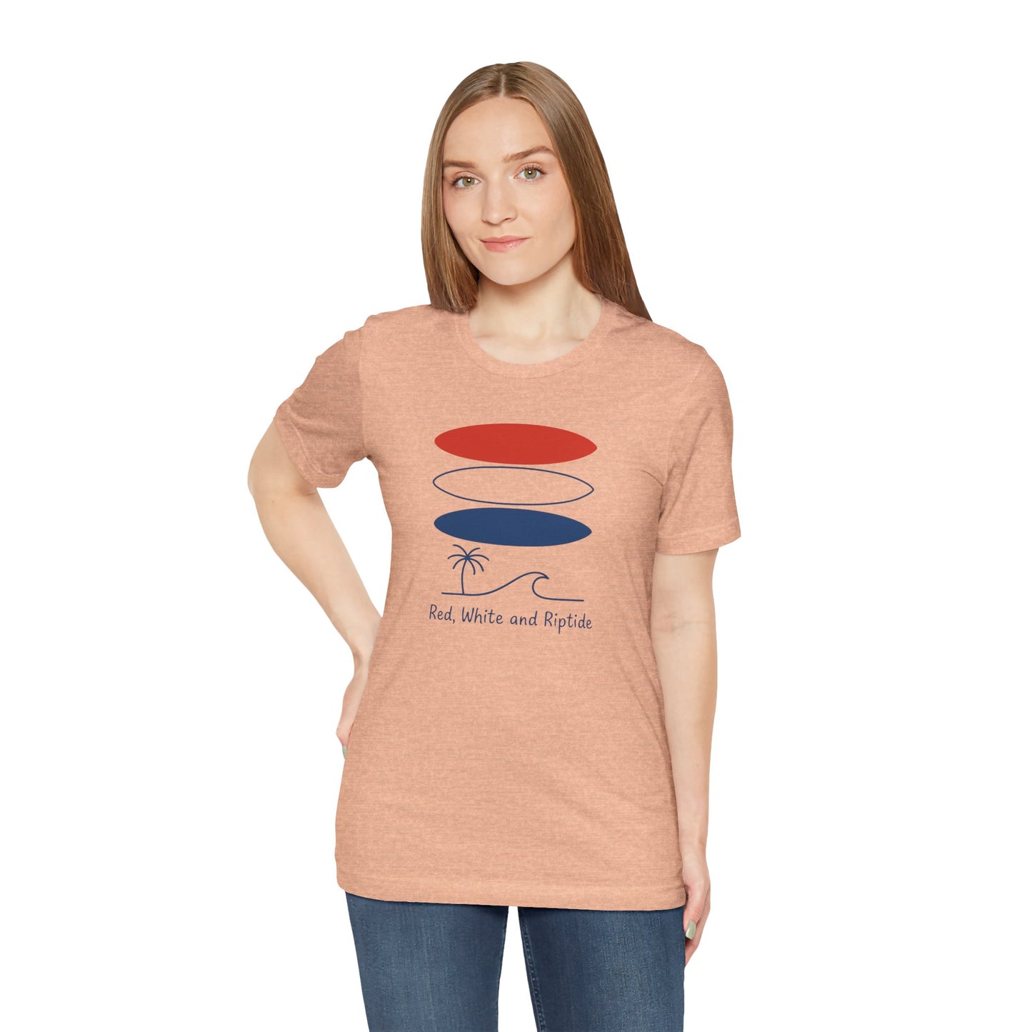 Surf Board Patriotic Tee