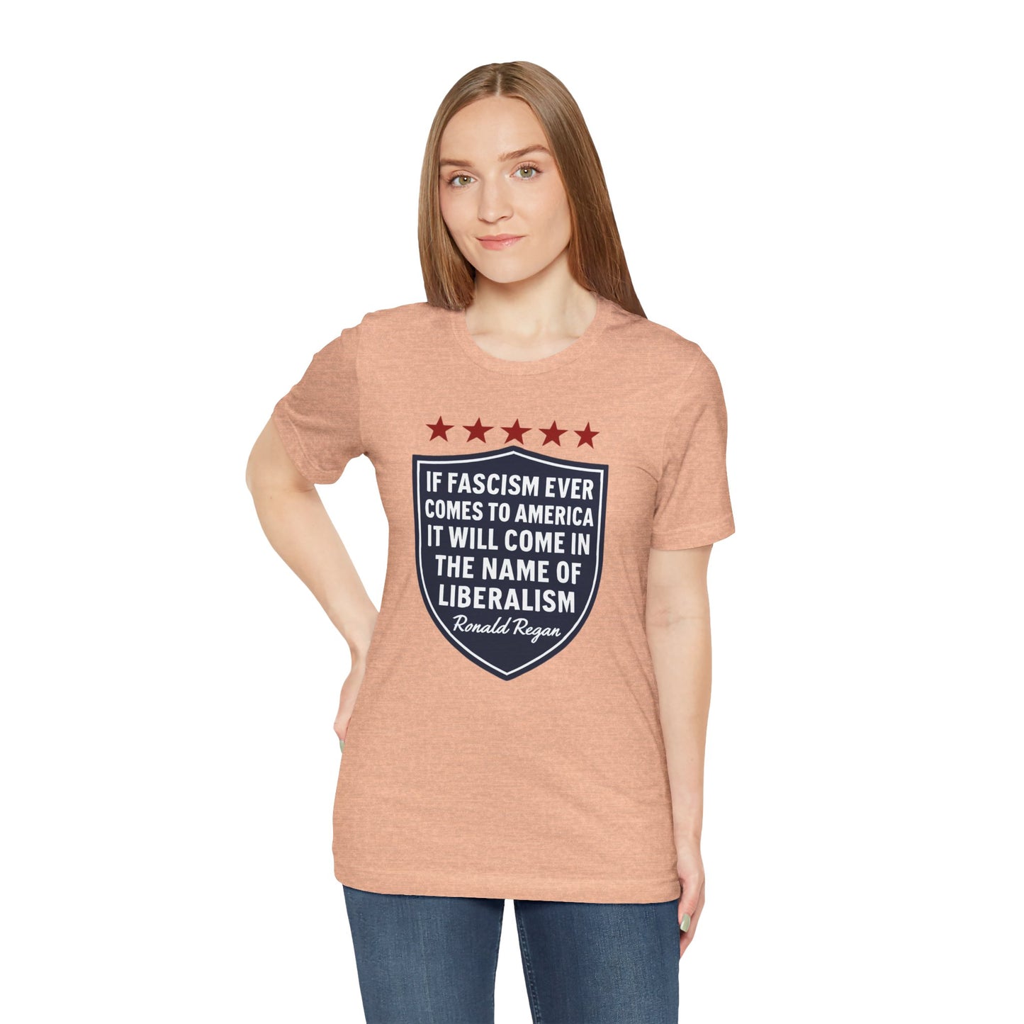 Anti-Fascism Regan Quote Tee