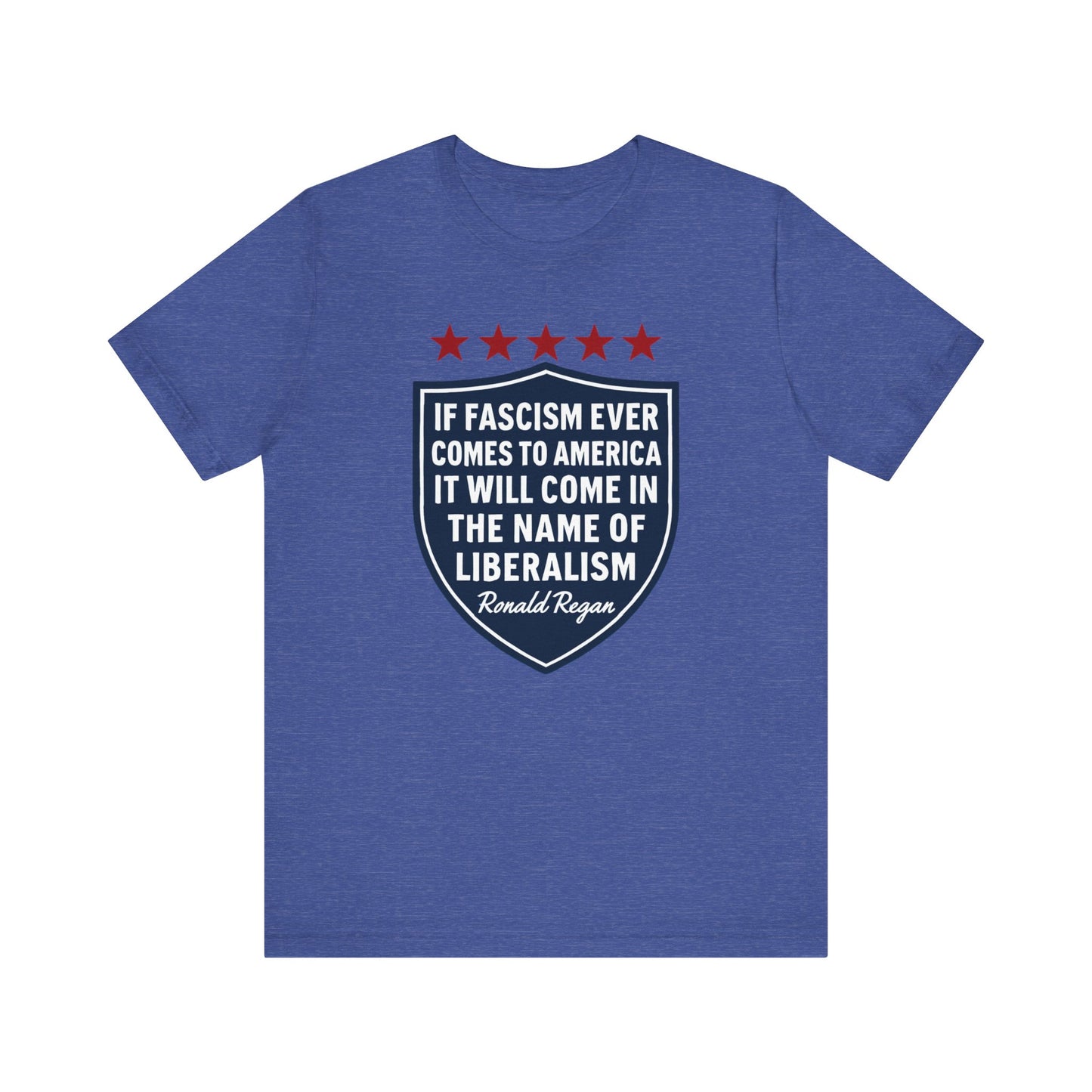 Anti-Fascism Regan Quote Tee