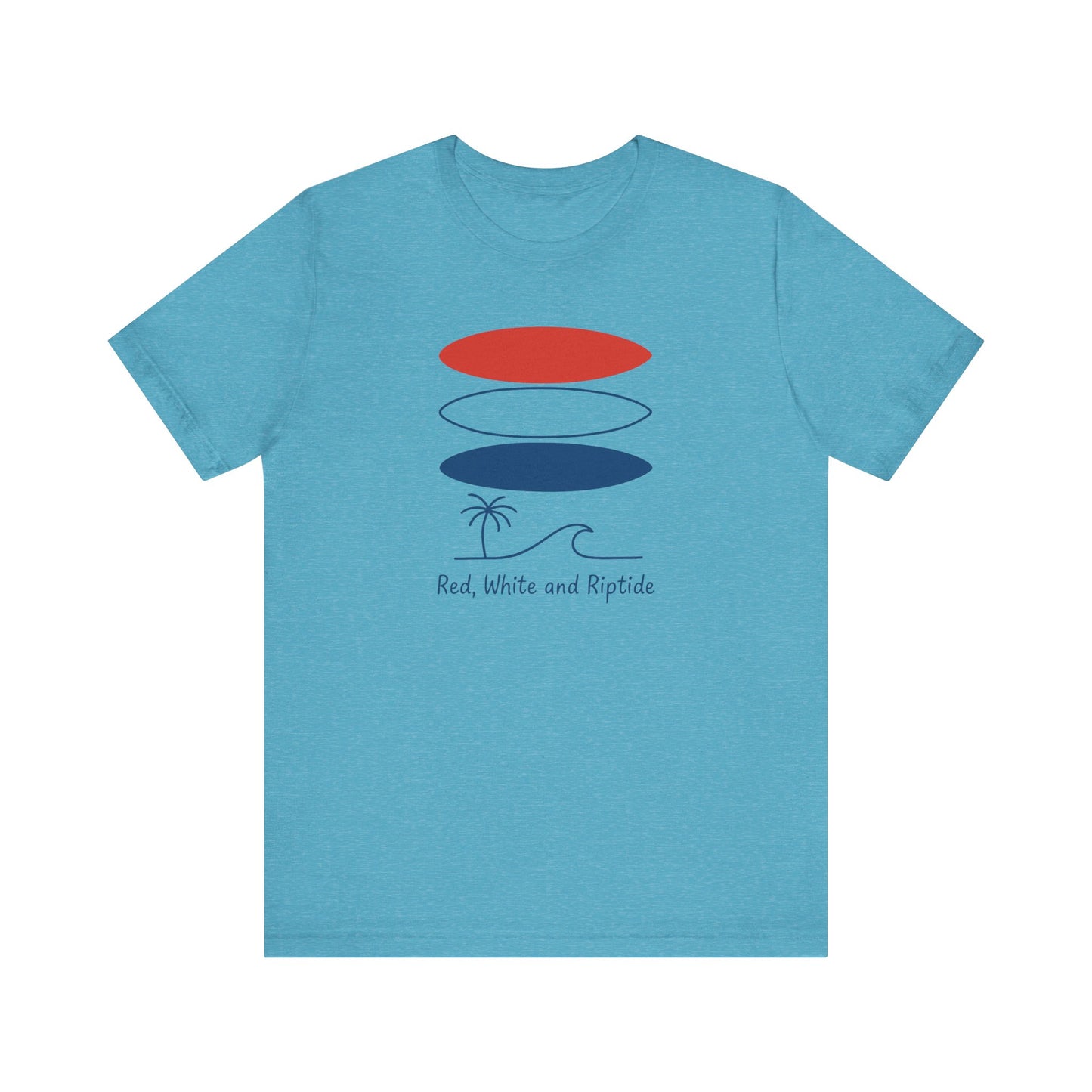 Surf Board Patriotic Tee