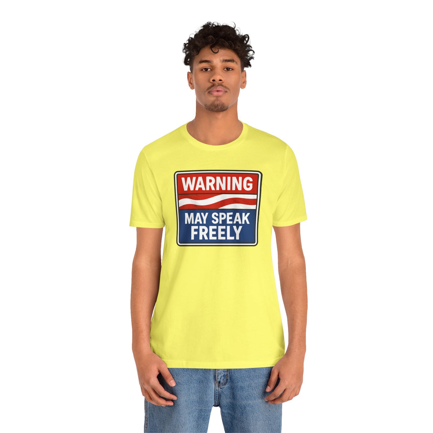 Warning May Speak Freely Tee