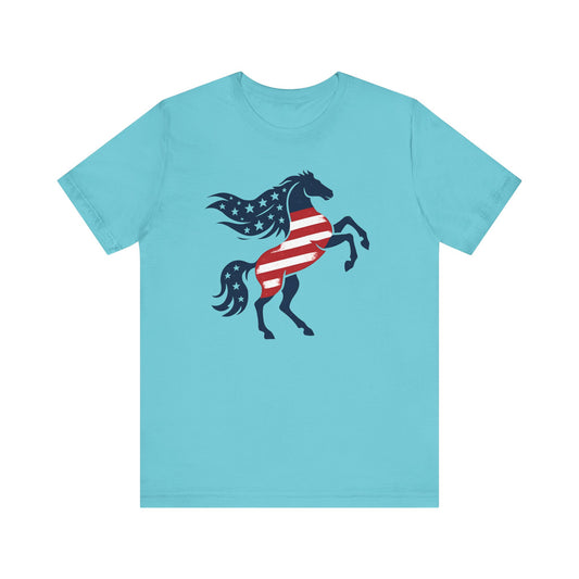 Patriotic Tee - Cowboys and Cowgirls Design