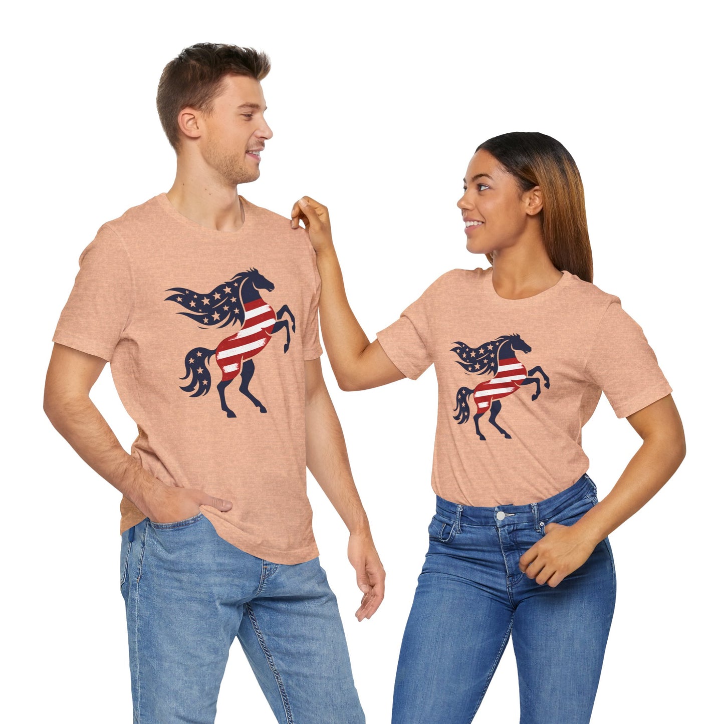 Patriotic Tee - Cowboys and Cowgirls Design