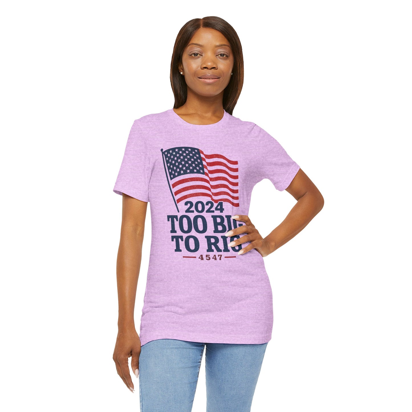 Too Big to Rig tee