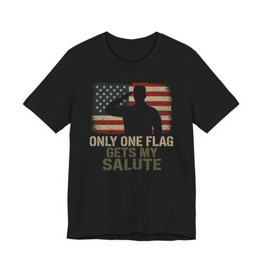 Only One Flag Salute tee