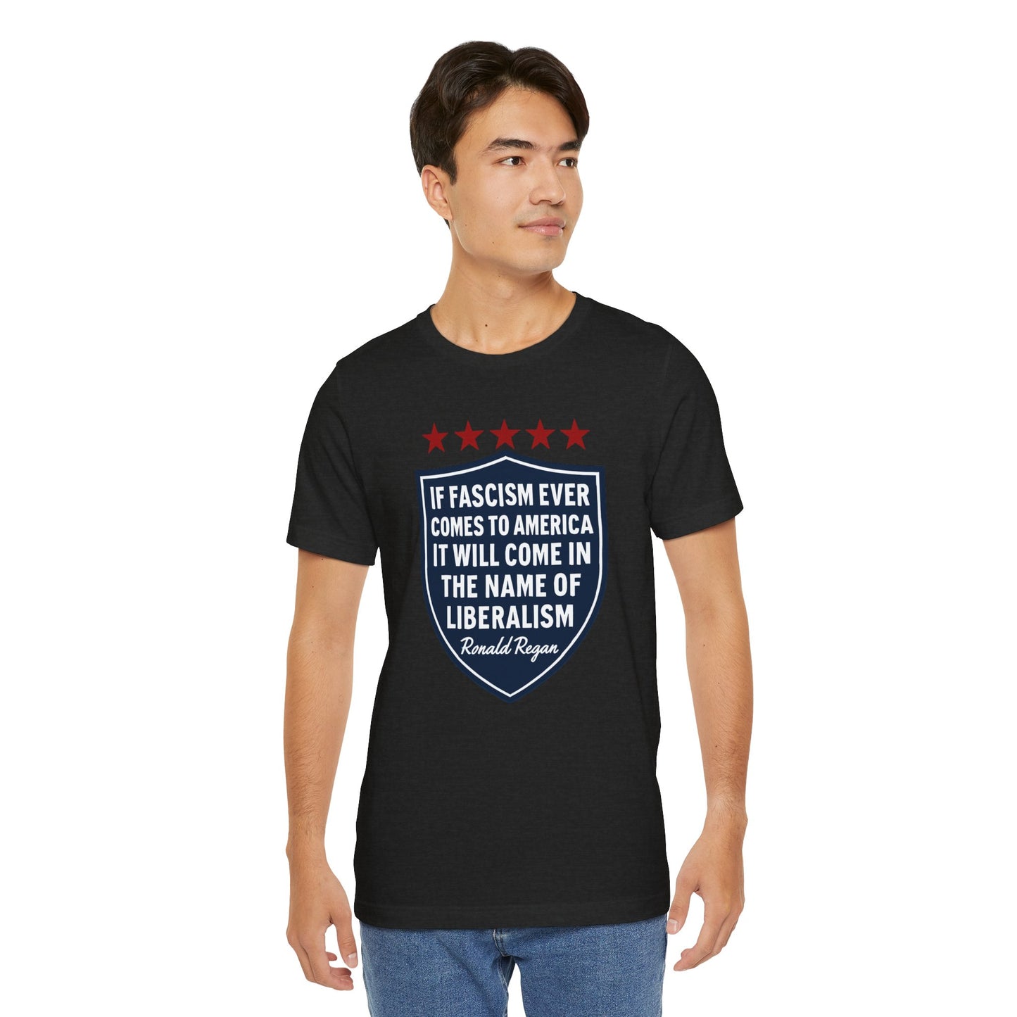 Anti-Fascism Regan Quote Tee