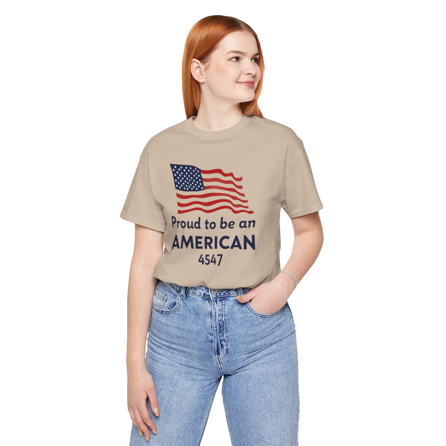 Proud to Be an American Tee - Unisex Short Sleeve T-Shirt