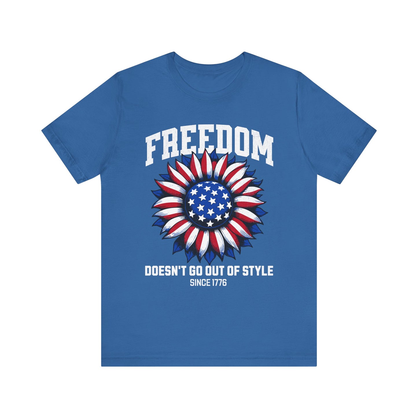 Sunflower Tee - Patriotic Unisex Jersey Short Sleeve Shirt