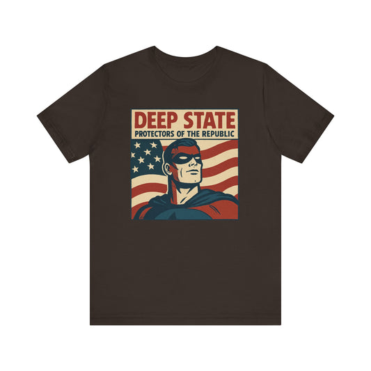 Patriotic Superhero Deep State Protectors of the Republic tee