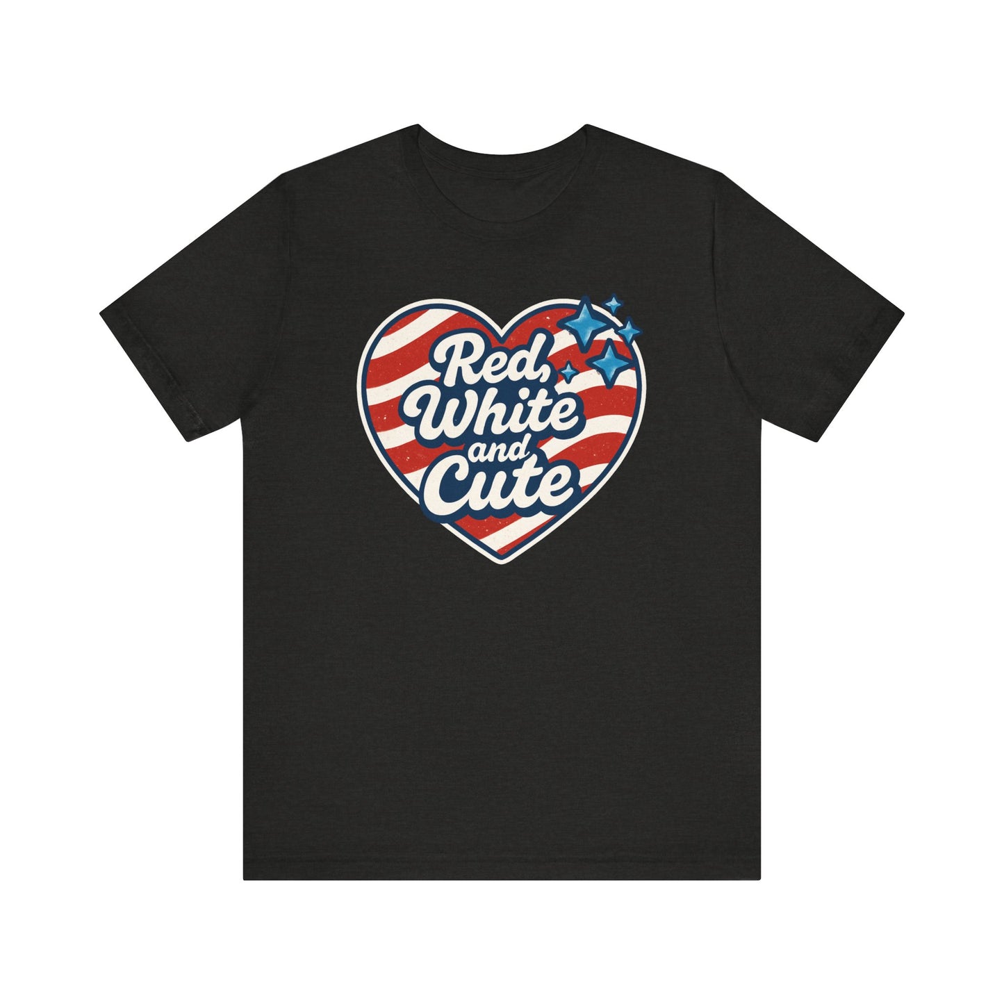 Red, White and Cute Patriotic Summer Shirt