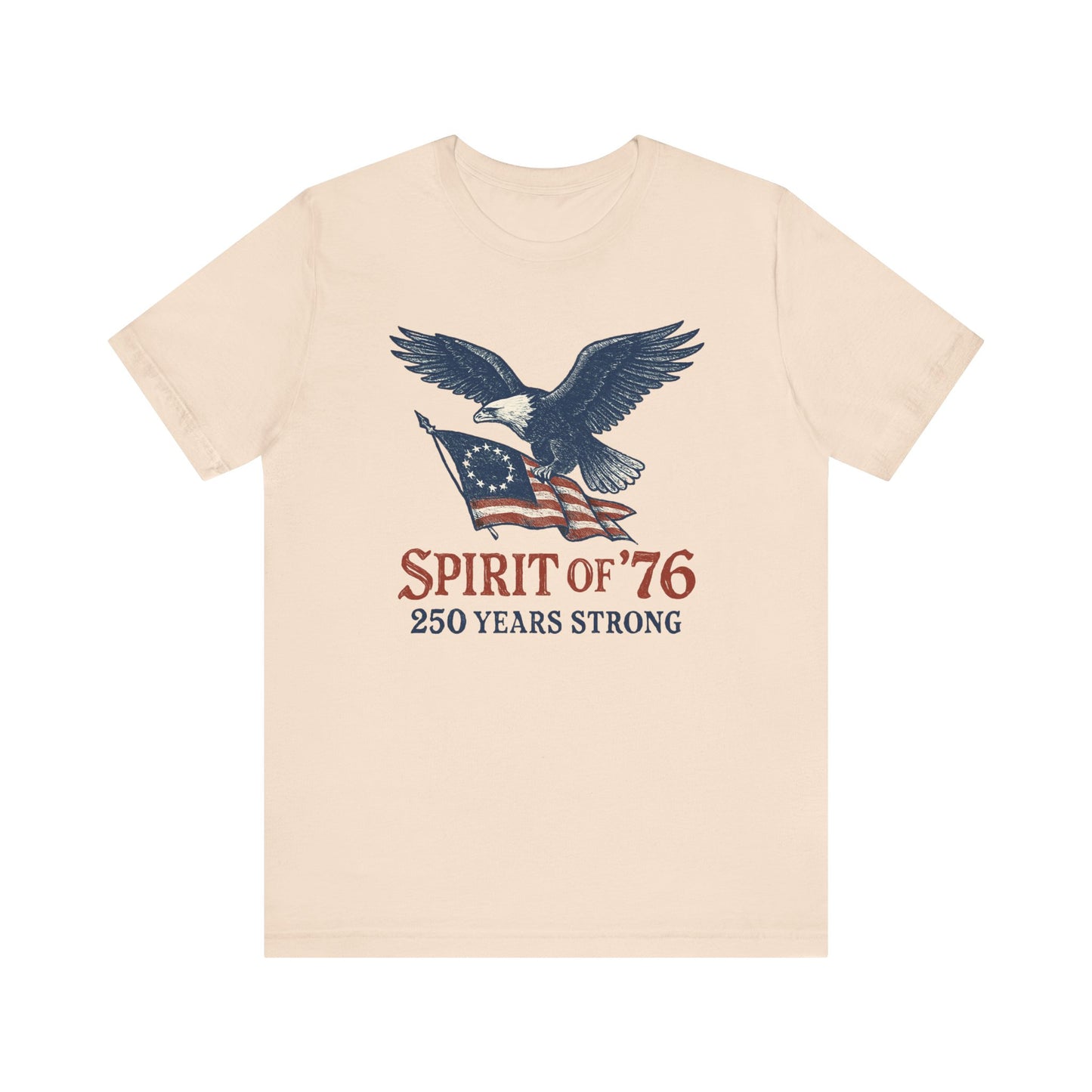 Vintage Spirit of '76 Eagle Tee, Patriotic Shirt