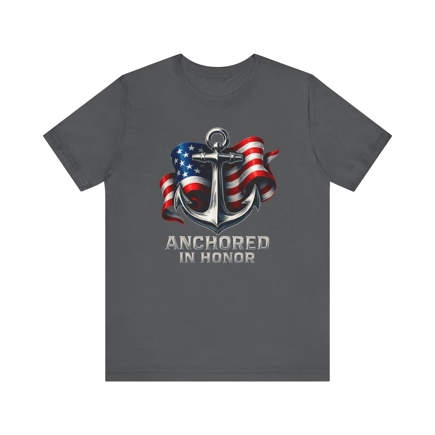 Navy Support Tee - Unisex Jersey Short Sleeve