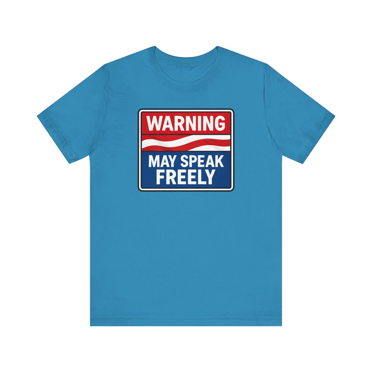 Warning May Speak Freely Tee