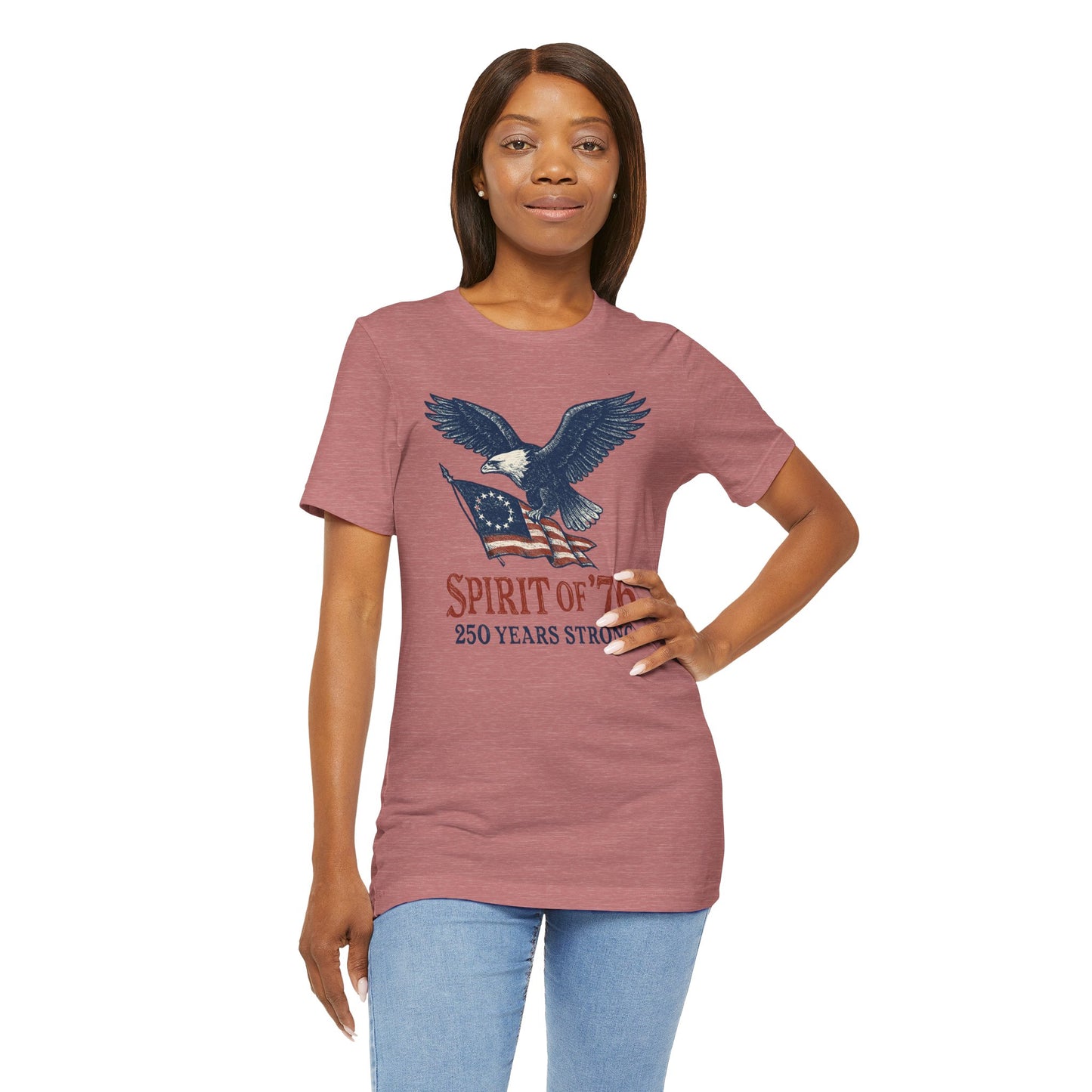Vintage Spirit of '76 Eagle Tee, Patriotic Shirt