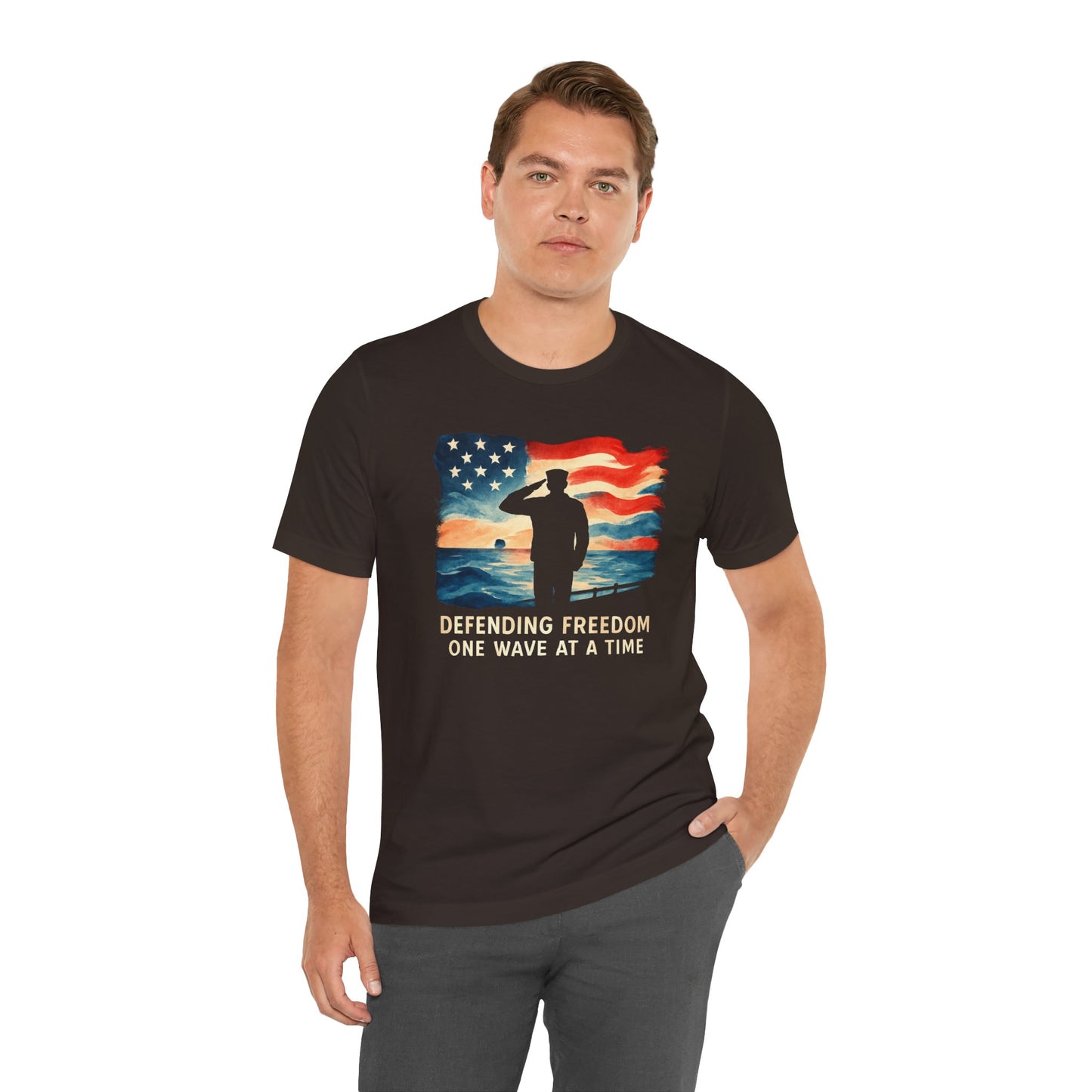 Defending Freedom - Navy Veteran Support Tee