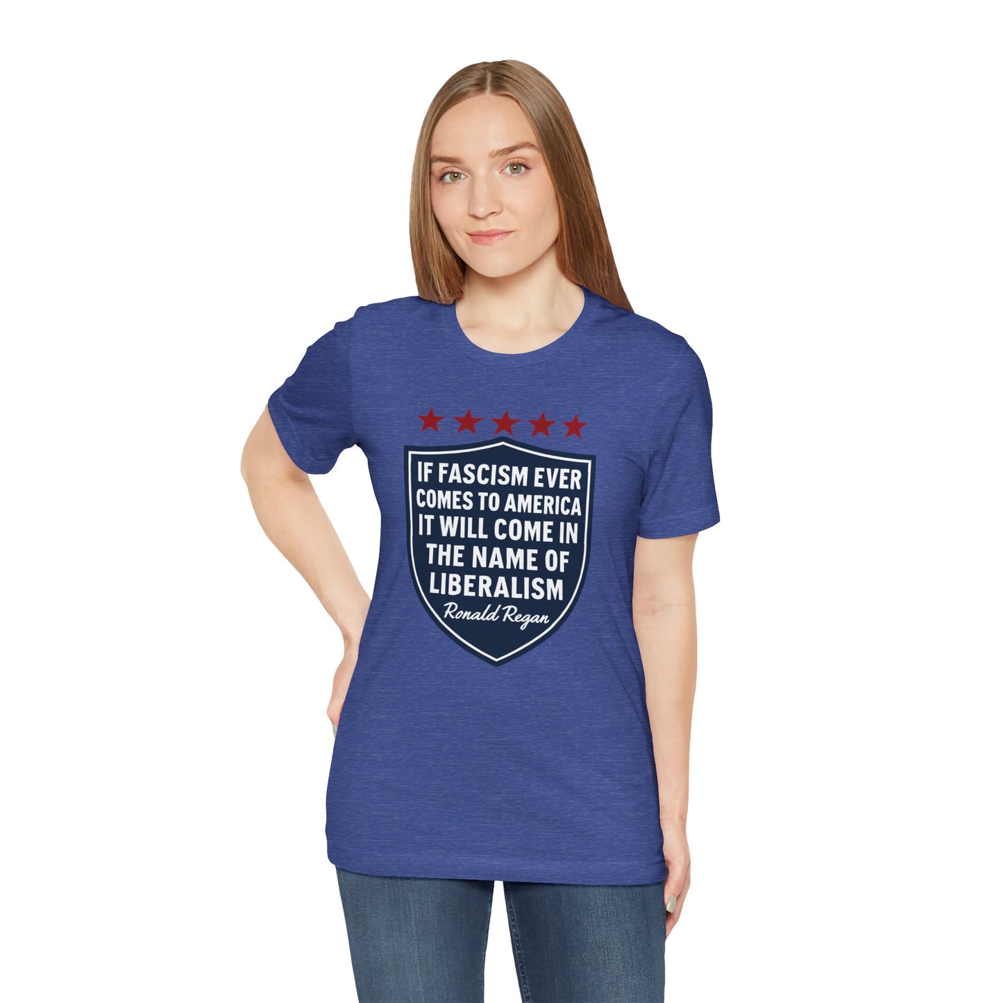 Anti-Fascism Regan Quote Tee