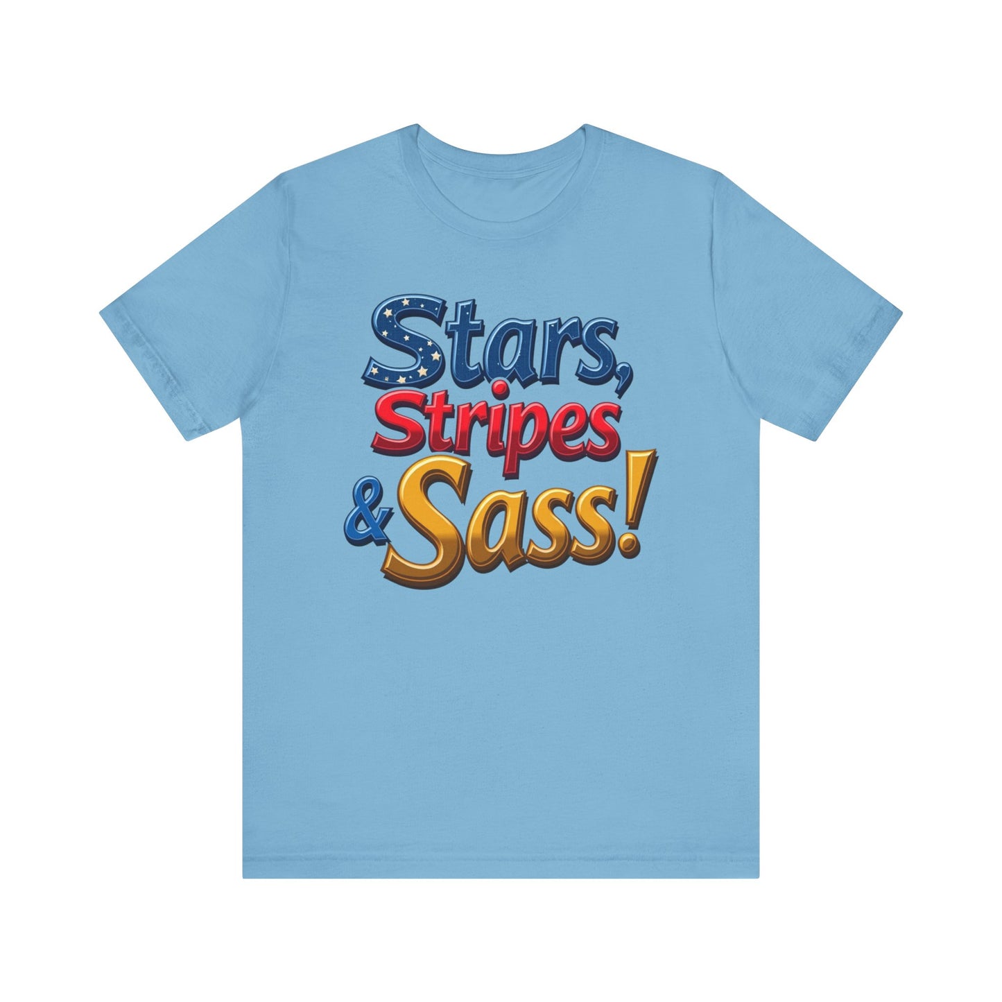 Stars, Stripes & Sass Unisex Jersey Short Sleeve Tee