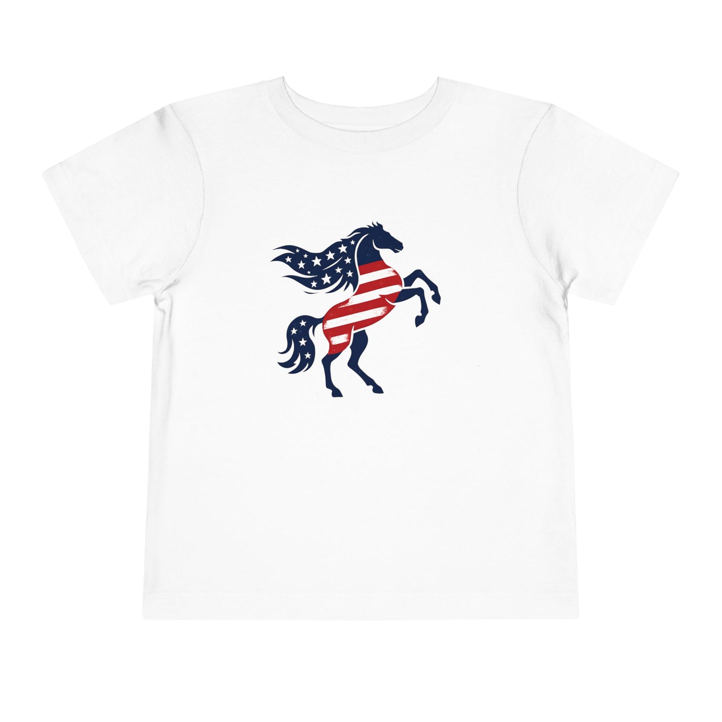 Patriotic Bucking Horse tee