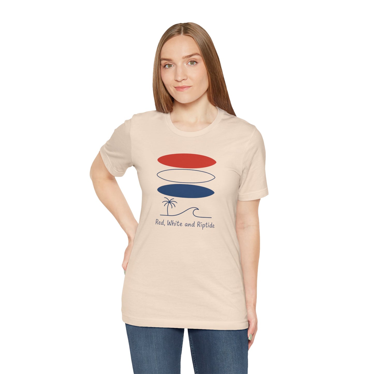 Surf Board Patriotic Tee