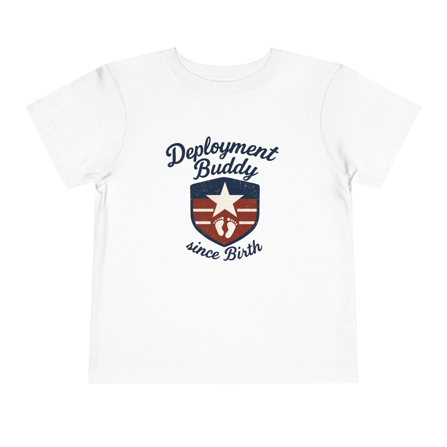 Toddler Deployment Buddy Tee, Cute Kids Shirt, Gift for Military Families, Birthday Outfit, Deployment Celebration Tee
