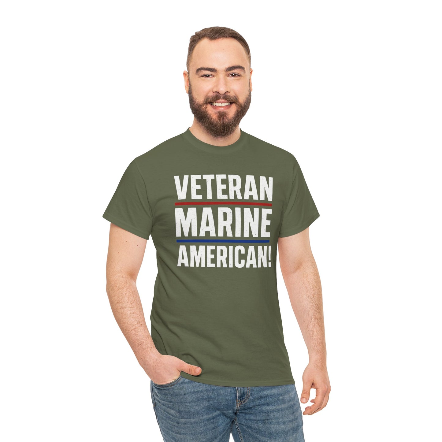 Veteran Marine American Tee