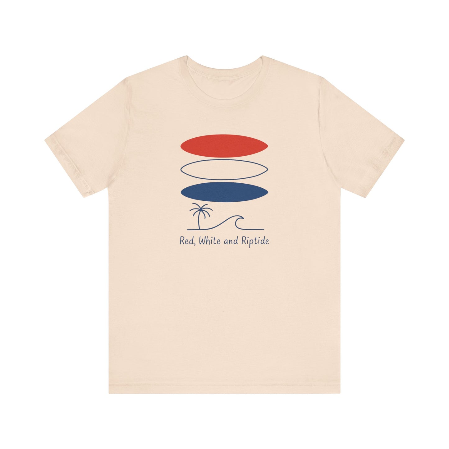 Surf Board Patriotic Tee