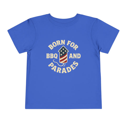 Born for BBQ and Parades, Kids Summer Shirt, Fourth of July Outfit, Toddler Independence Day Clothing, Fun Baby Tee
