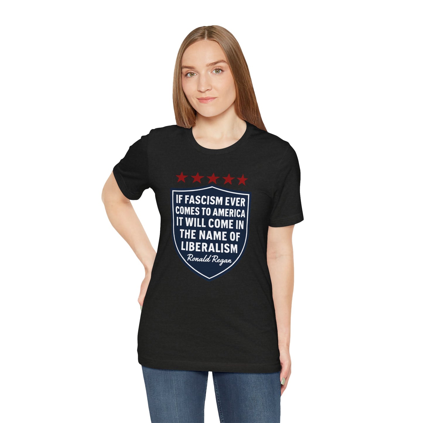 Anti-Fascism Regan Quote Tee