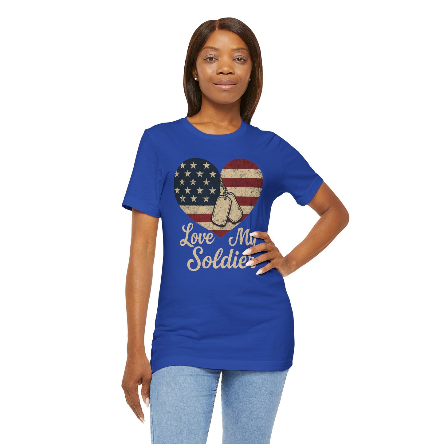 Love My Soldier Tee, Patriotic T-Shirt