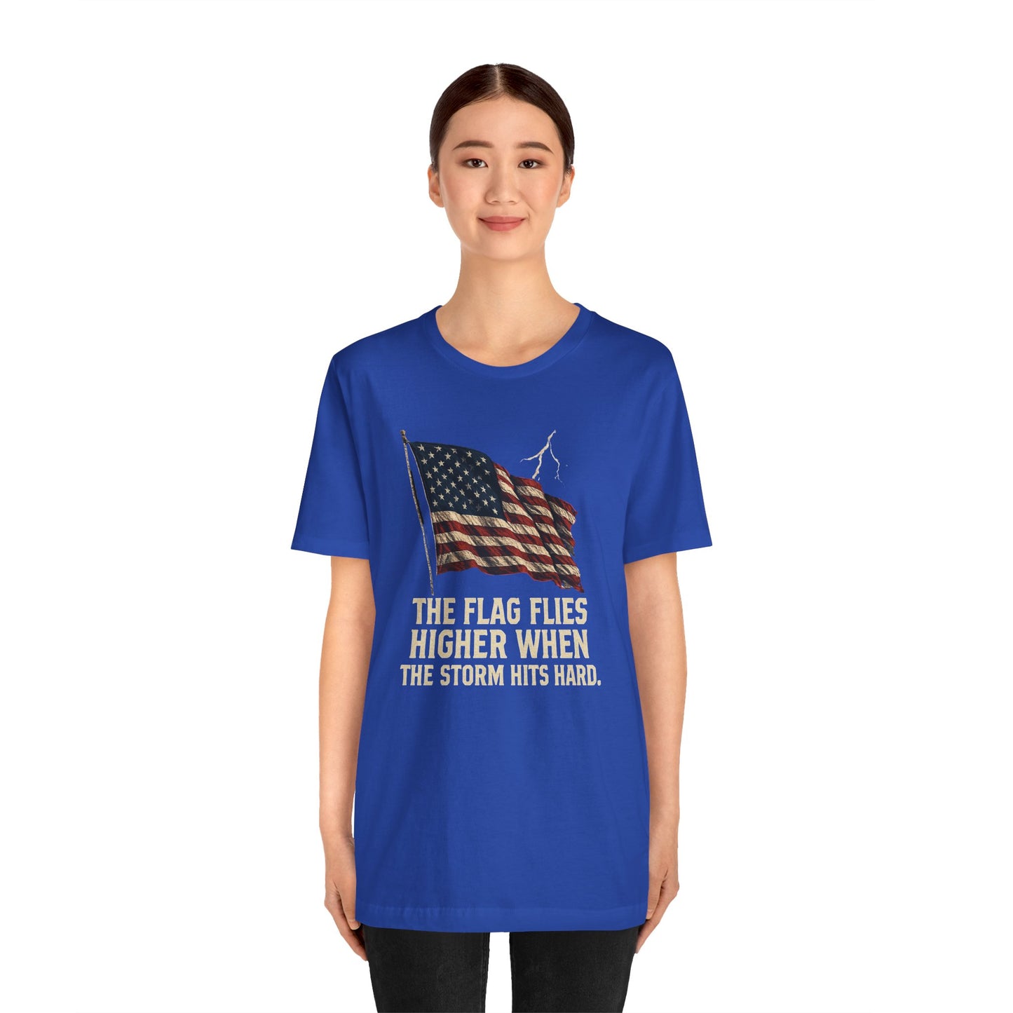 Flag Flies Higher Patriotic Tee