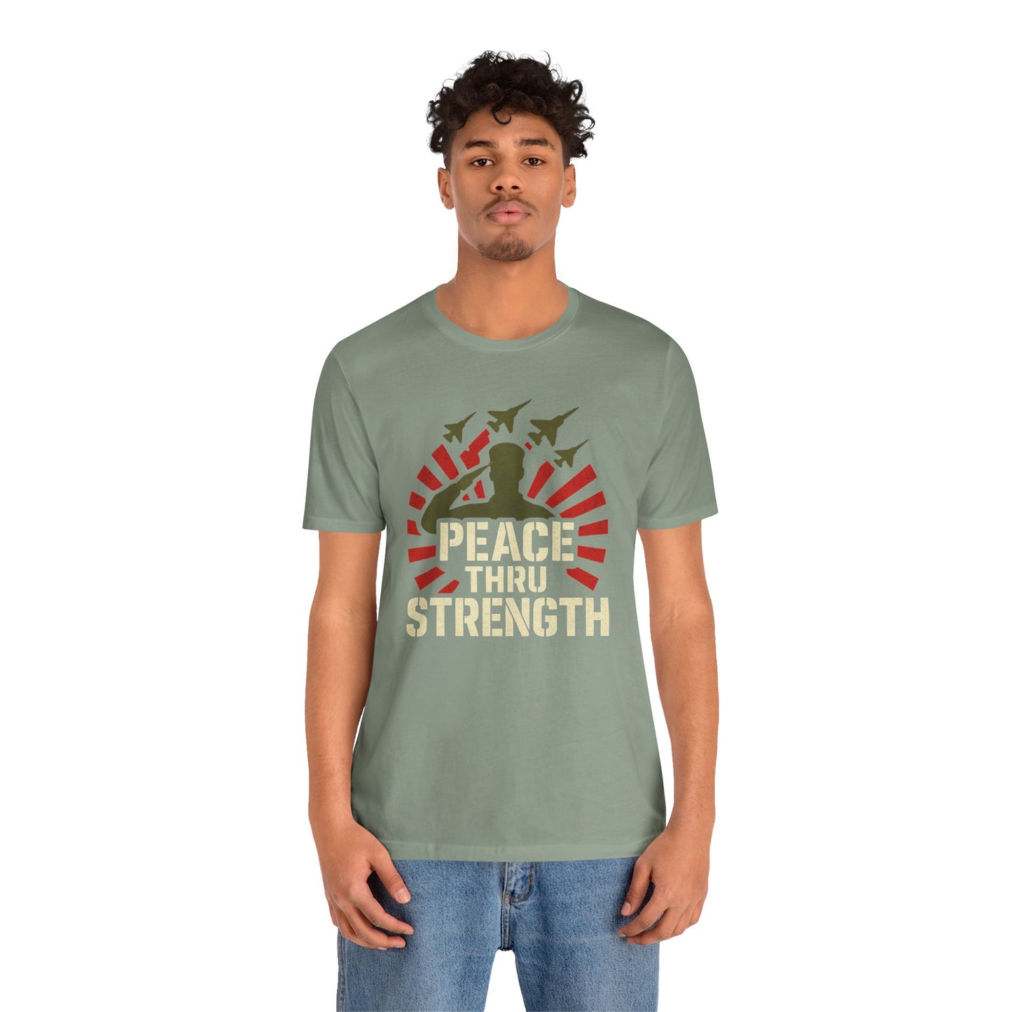Peace Thru Strength tee
