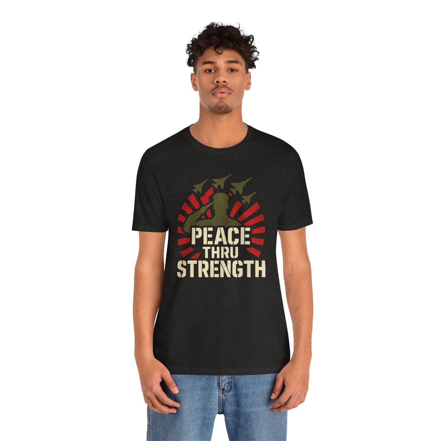 Peace Thru Strength tee