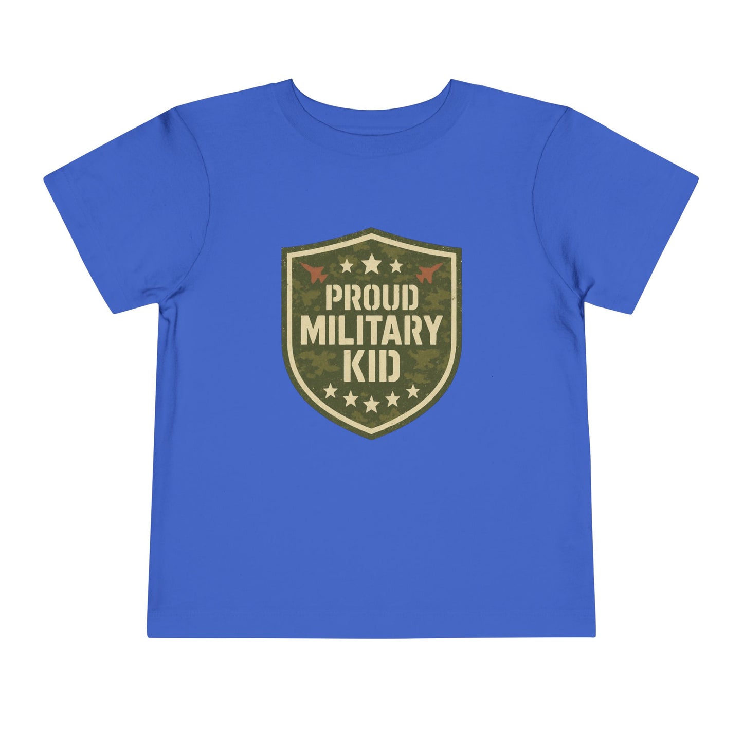 Proud Military Kid Toddler Tee, Kids Clothing, Military Family Gift, Short Sleeve Shirt, Patriotic Toddler Outfit, Boys and Girls Apparel