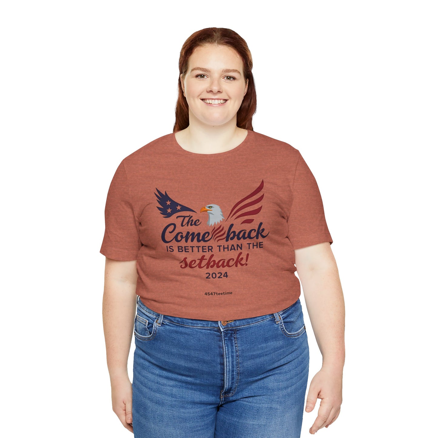 The Comeback Is Better Than the Setback 2024, Motivational Shirt, Gift for Resilience, Casual Wear, Recovery Tee