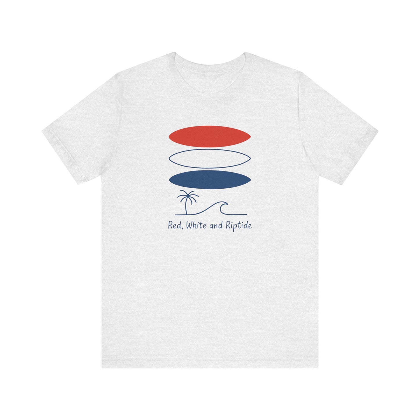Surf Board Patriotic Tee