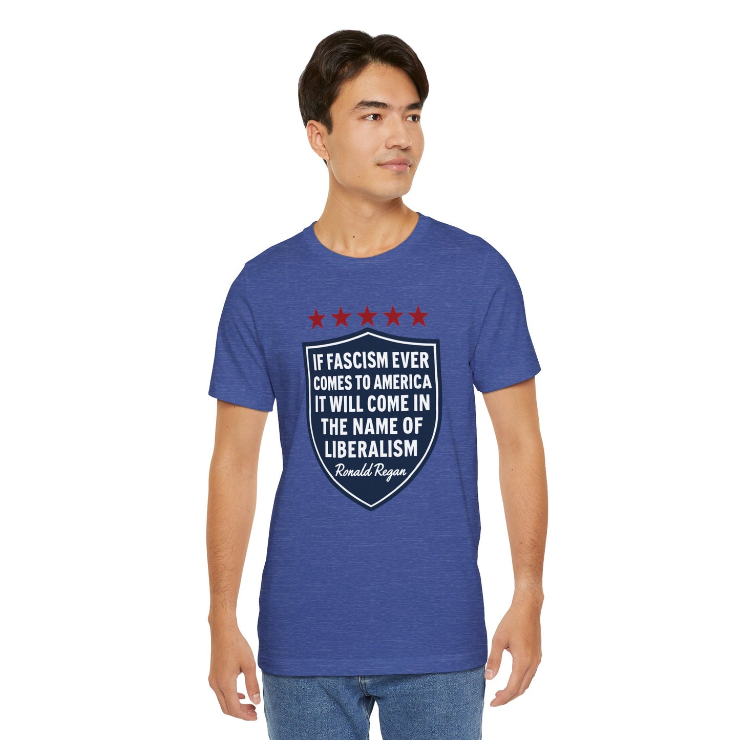 Anti-Fascism Regan Quote Tee