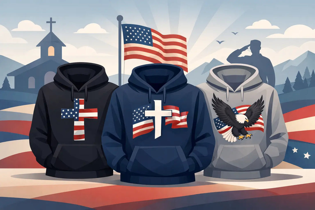 Best Faith Inspired Flag Hoodies for Patriots
