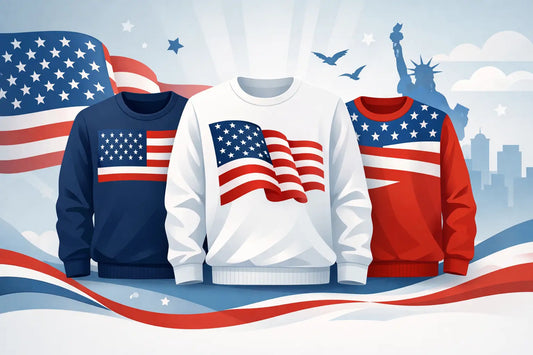 Patriotic Sweatshirts That Wear the Flag Proud