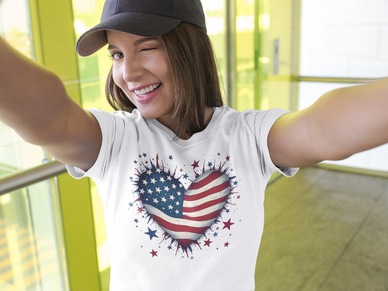 America First image coffee mug