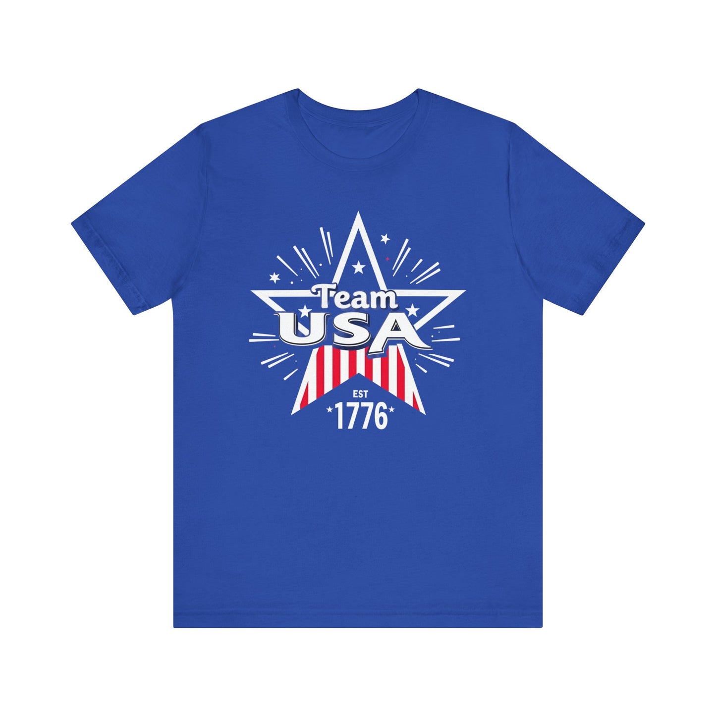 Team USA Unisex Jersey Tee - Patriotic Celebration Shirt