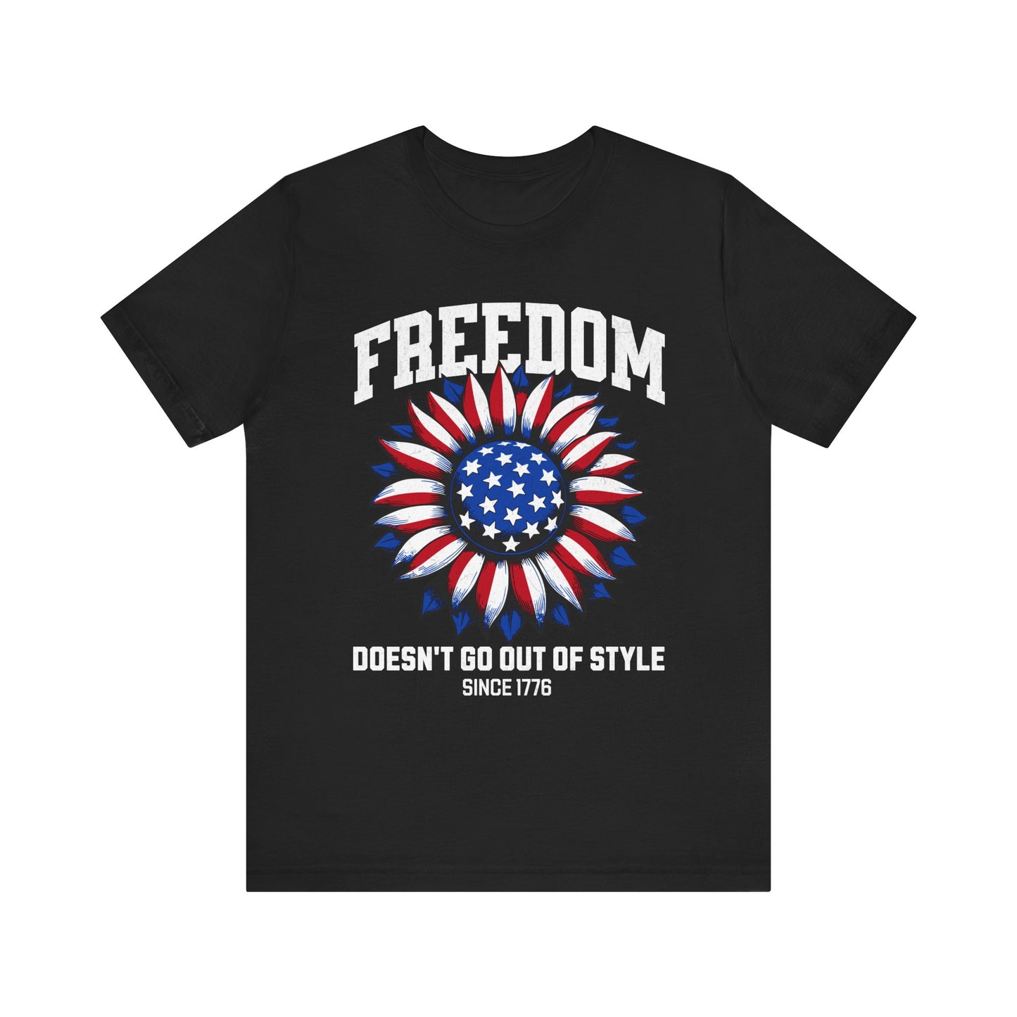 Sunflower Tee - Patriotic Unisex Jersey Short Sleeve Shirt