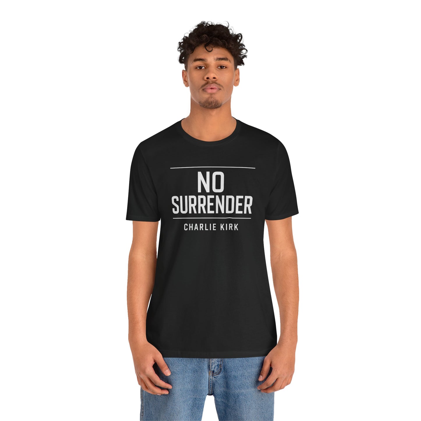 Charlie Kirk No Surrender Unisex Tee Shirt