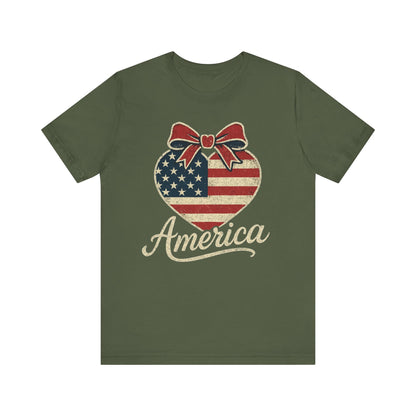 Patriotic Heart Tee adult