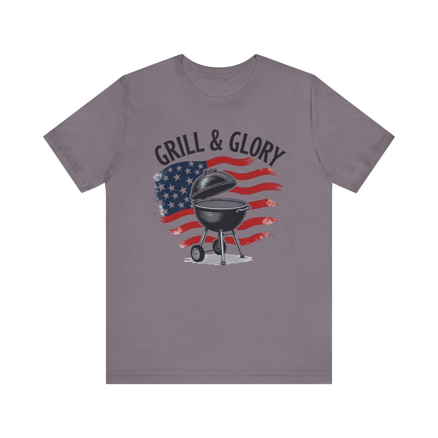 Grill & Glory Unisex Tee - Perfect for BBQs, Independence Day, Summer Parties, Grilling Enthusiasts, Family Gatherings
