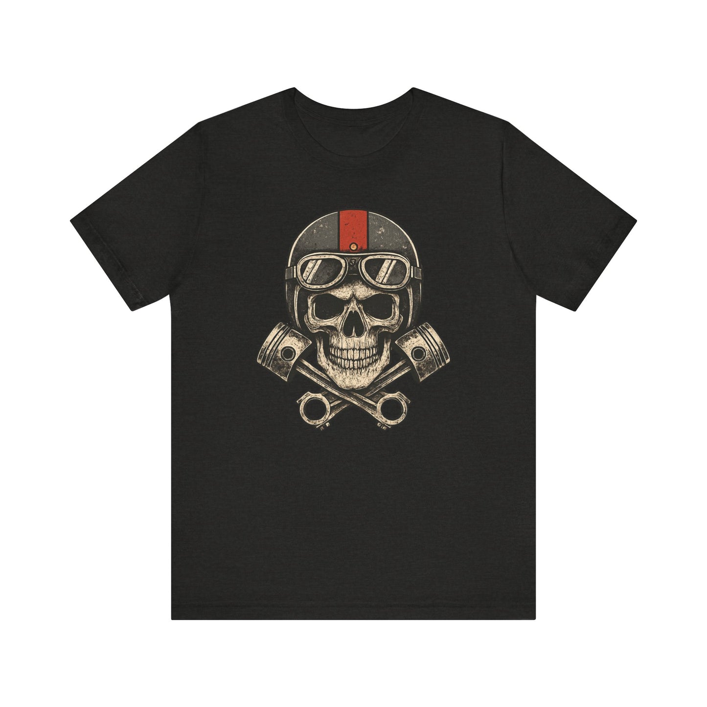 Skull & Piston Biker Tee