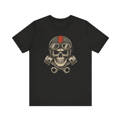 Skull & Piston Biker Tee