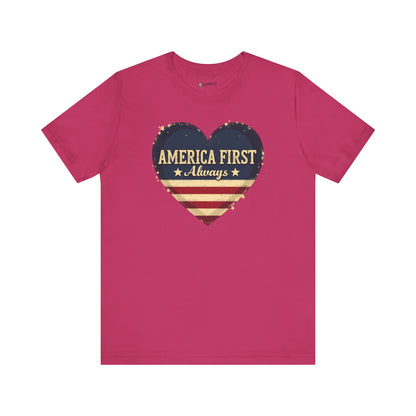 Patriotic Tee: Always America First