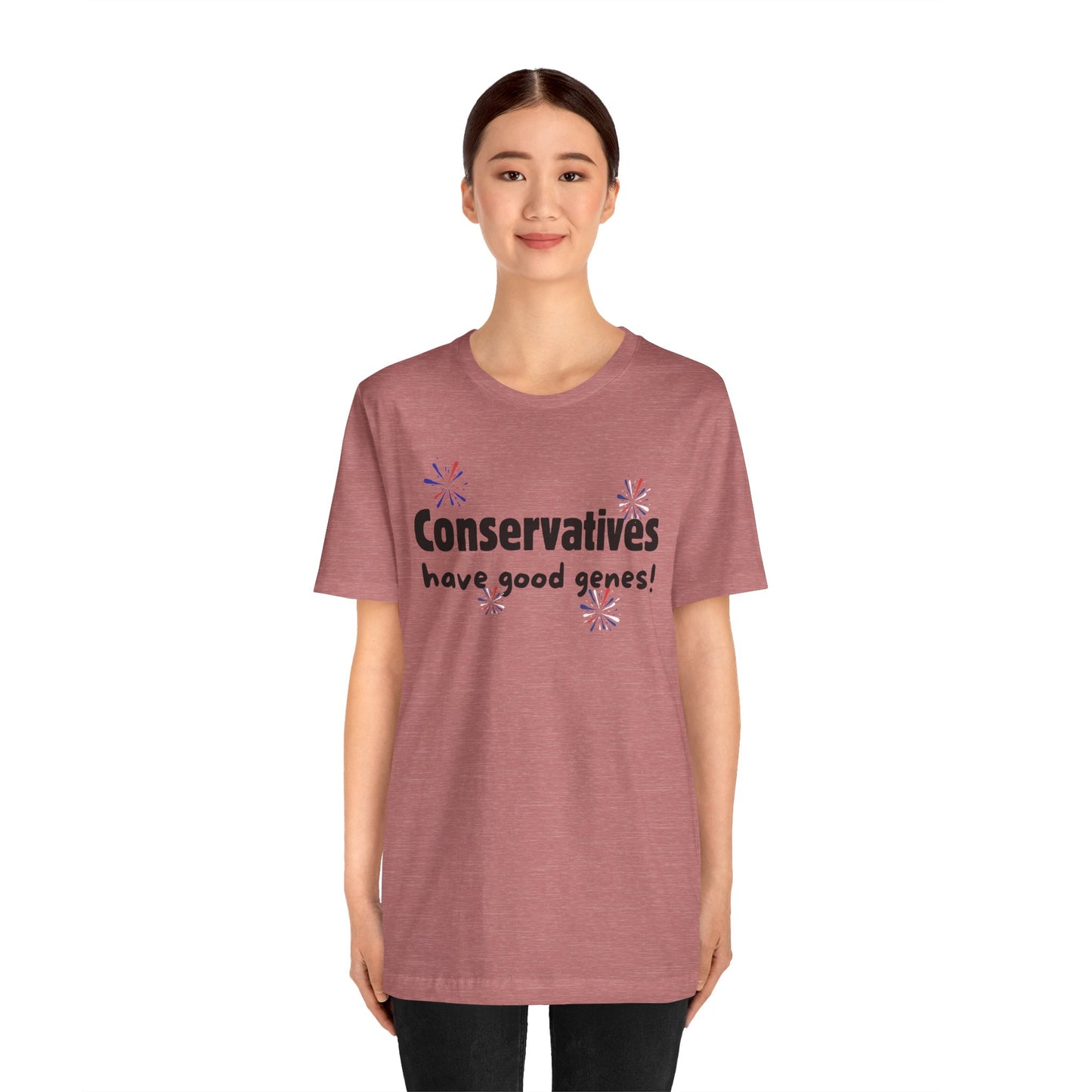 Funny Conservatives Have Good Genes Tee - T-Shirt