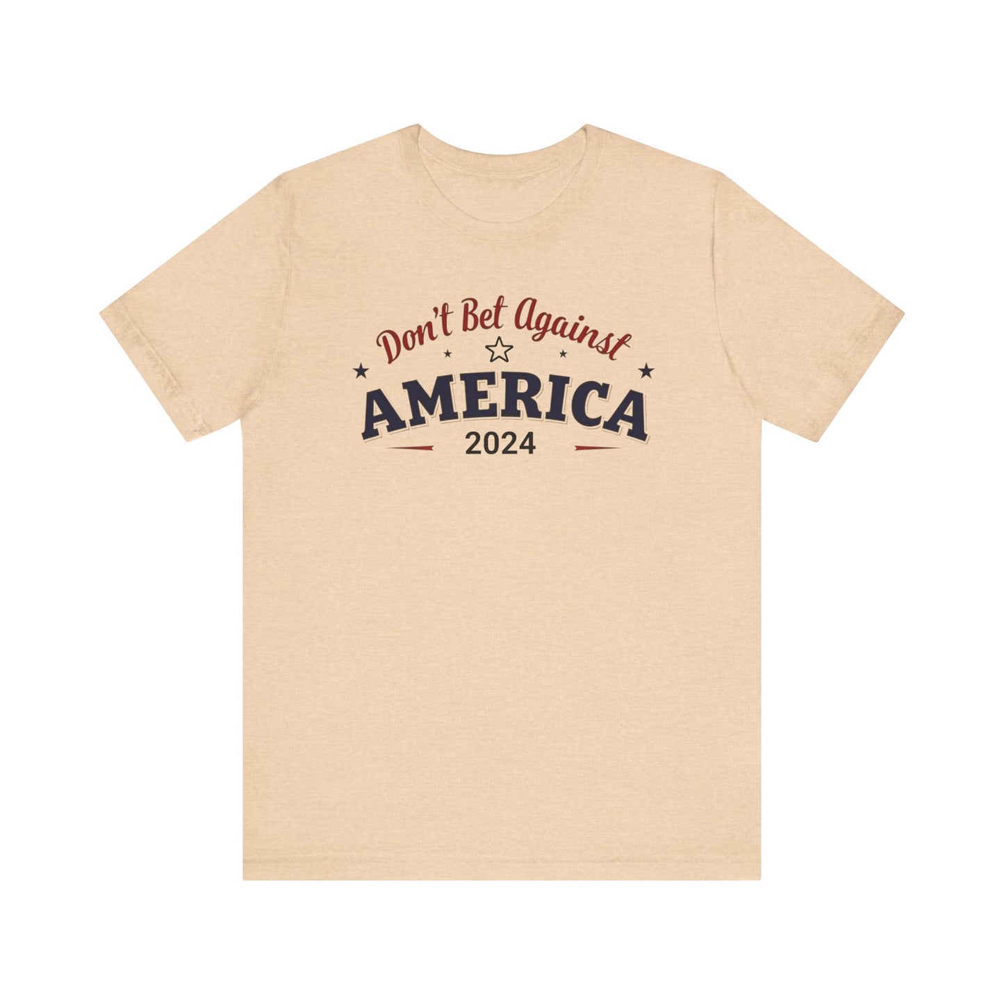 America 2024 Unisex Short Sleeve Tee - Patriotic T-Shirt, Independence Day, Election 2024, Gift for Veterans, USA Pride