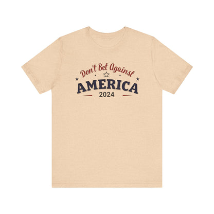 America 2024 Unisex Short Sleeve Tee - Patriotic T-Shirt, Independence Day, Election 2024, Gift for Veterans, USA Pride